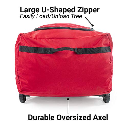 [Rolling Duffle Bag Tree Storage Bag] Big Wheeled 9 Foot Christmas