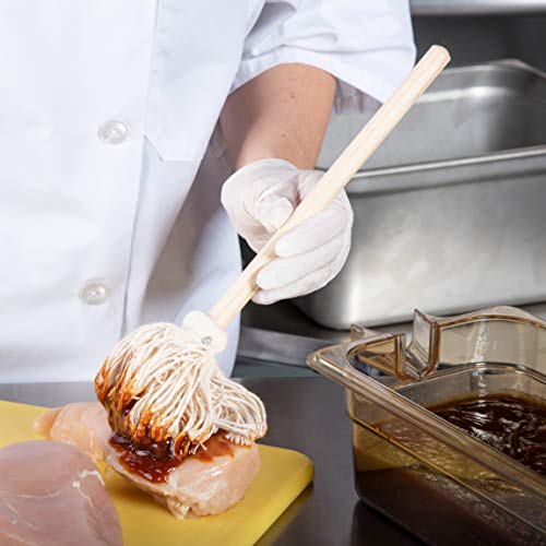 Carlisle 3623200 Cotton Barbecue Basting Mop, 10", Natural (Pack of 36)