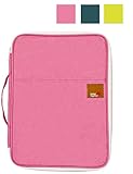 Mygreen Universal Travel Gear Organizer / Electronics Accessories Bag / Document File Bag (Large, Pink)