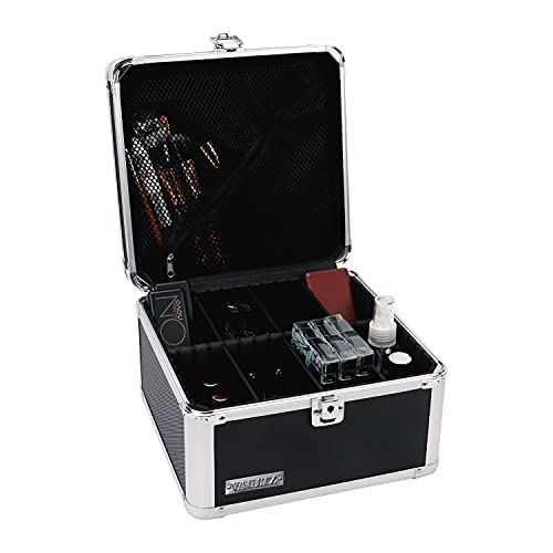 Vaultz Locking Storage Box, With Key Lock, Mesh Pocket And Adjustable