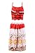 Padete Princess Moan Adventure Costume Halloween Cosplay Party Outfit (4-5 Years, Red)