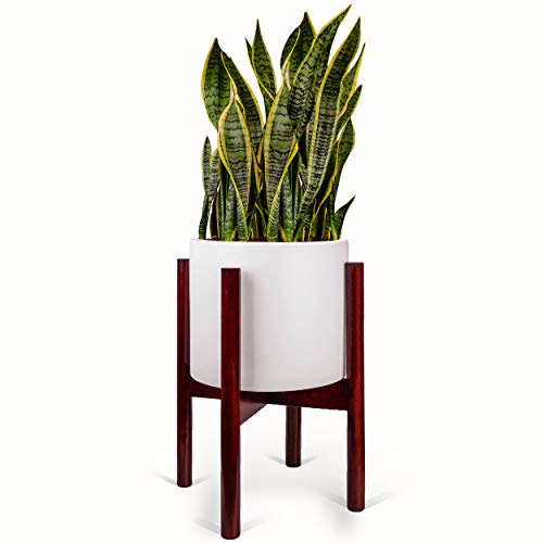 Buy Mid Century Stand and Pot Included Drainage Hole Mid Century