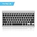 Rechargeable Bluetooth Keyboard for Mac OS, Jelly Comb Ultra Compact Mini Wireless Keyboard Compatible for MacBook, MacBook Air, MacBook Pro, iMac, and iMac Pro - Aluminum Black