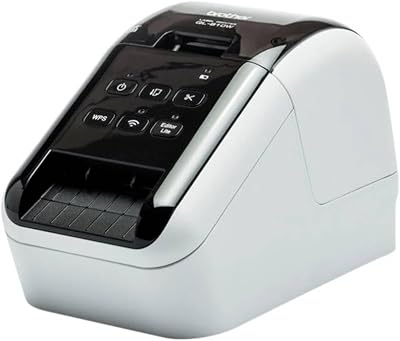 Brother QL-810Wc Label Printer USB Wi-Fi PC Mac Mobile Red Black Print Die-Cut