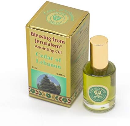 Gold Anointing Oil 12ml from Holyland Jerusalem - Limited Edition (Ceder of Lebanon)