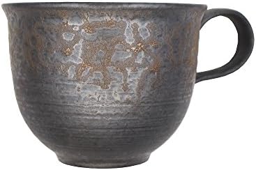 Original Metal Style Handmade Ceramic Coffee Cup Mug 3 Sizes (3.7in2.8in1.6in)