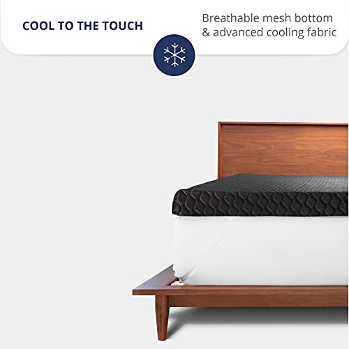 ViscoSoft 4 Inch Active Cooling Memory Foam Mattress Topper King Made