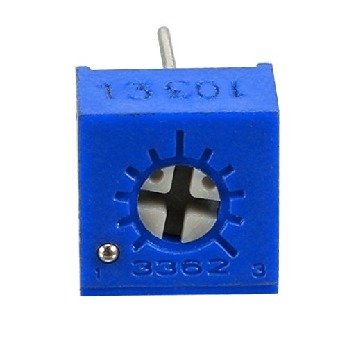 uxcell Resistors 10k Ohm Top Adjustment Horizontal Cermet Potentiometer 2 Pcs