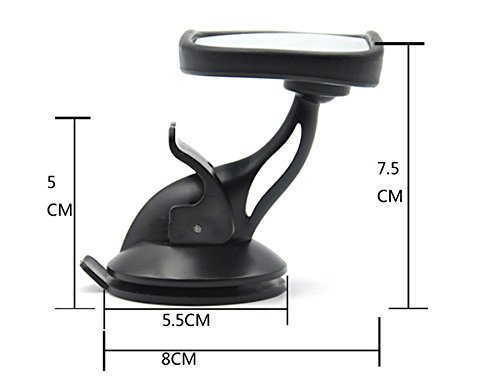 Follicomfy 2 in 1 Mini Safety Car Back Seat Baby View Mirror Adjustable Baby Rear Convex Mirror Car Baby Kids Monitor