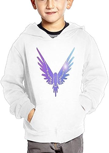 Homegil Logan Paul Maverick Logo Kid's Pullover Graphic Hooded Sweatshirt With 2 Pockets