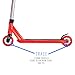 Fuzion Z250 Pro Scooters - Trick Scooter - Intermediate and Beginner Stunt Scooters for Kids 8 Years and Up, Teens and Adults – Durable, Smooth, Freestyle Kick Scooter for Boys and Girls (Red)