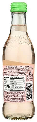 BELVOIR ORGANIC ELDERFLOWER ROSE LEMONADE, 8.4 FZ