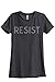 Thread Tank Resist Women's Fashion Relaxed T-Shirt Tee Charcoal Grey