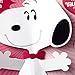 Hallmark Peanuts Valentine's Day Sound Card for Kids (Snoopy Hug) (699VCG3007)