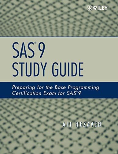Amazon.com: SAS Certification Prep Guide: Base Programming for SAS