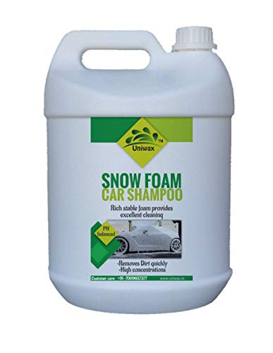 uniwax Car Snow Foam Shampoo, 5 kg (Medium, White)