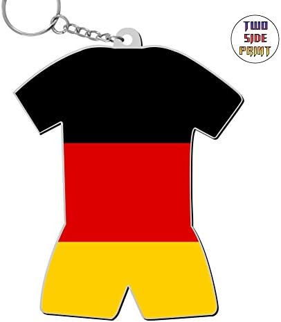 Keychain Pendant Key Ring Handbag Chain Decor for Football Fans - Germany