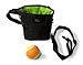 DOG TREAT BAG for TRAINING, WALKING - durable with pockets for everything . . .2 piece bundle includes FREE tennis ball toy by new tricks