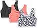 Fruit of the Loom Women's Built-Up Sports Bra (Pack of 3)