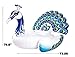 Hoovy Peacock Floats for Kids & Adults | Jumbo Pool Floats for Summer & Beach Party | Giant Animal Lounge Toys for Pools, Lakes, Ocean & Outdoor Use | Stable Boat Floaties for Adult & Baby Lounge