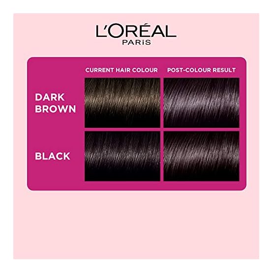 loreal ebony black hair colour