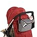 Universal Stroller Organizer, Baby Stroller Organizer Bag with Deep Cup Holders and Padded Shoulder Strap, Lightweight