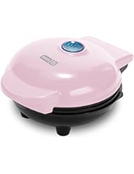 Dash Mini Maker: The Mini Waffle Maker Machine for Individual Waffles, Paninis, Hash browns, & other on the go Breakfast, Lunch, or Snacks - Pink