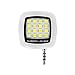 Grip® Universal Portable Mini 16 LED Night Using Selfie Enhancing Dimmable Flash Cellphone Camera Flash Fill-in Light Pocket Spotlight Photo Speedlite Android Smartphone Tablets Camera iPhone (White)