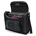 USA GEAR Small Messenger Bag Compatible with Surface Pro 7 - Shoulder Bag for Surface Pro 6, Surface Pro X - Travel Tablet Bag Also Fits Surface Pro Accessories, Charger, Keyboard, Mouse, more (Black) primary