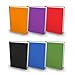 5 Pack of Jumbo Stretchable Book Cover - Solid Colors