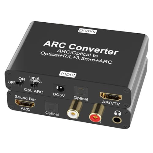 Tendak 192KHz ARC Audio Converter, HDMI ARC Audio Extractor DAC