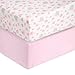 Tadpoles 2-Piece Elephant Crib Sheets | Collection of 2 Fitted Crib Sheets | Made of 100% Brushed Microfiber Polyester | Soft, Smooth, Breathable & Durable | Ideal for Babies | Pink & White