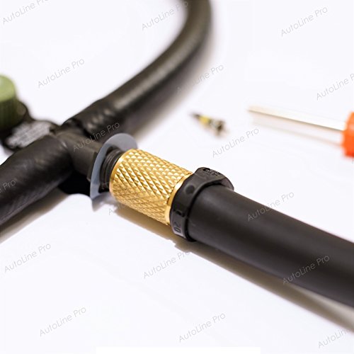 EVAP Service Port Adapter Adaptor Connector Kit w/ Valve Removal Tool Smoke Leak Tester