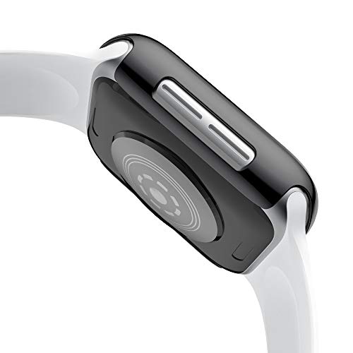 Ultra Thin Cases Cover,Saying For Apple Watch 4 44mm Cases Protective Bumper Perfectly Replace organizer (Black)