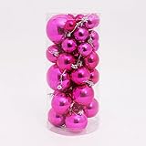 christmas tree decorations pink
