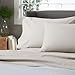 Amazon Brand – Pinzon 300-Thread-Count Percale Sheet Set - Queen, Ivory