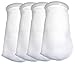 4 Pack - 7 Inch Ring Filter Socks 200 Micron - Aquarium Felt Filter Bags -7 Inch Ring By 16 Inch Long - Fits Eshopps - AM BRAND