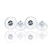 TOVOT 20PCS 2 Types Suction Cups Suction Pads with Screw 30mm Scukers Set for Glass