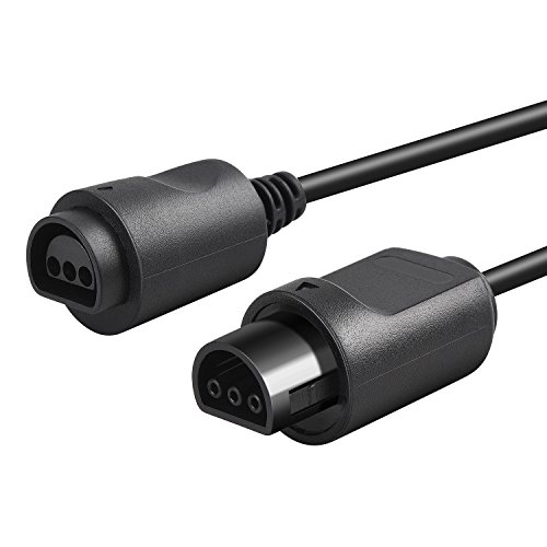 SunTrade 4-Pack 6ft Extension Cable for 64 N64 Controller,Black (4)