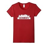 Sacramento California Skyline T-Shirt Capital Hometown Gift