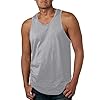 Tanktop voor heren, ronde hals, mouwloos, onderhemd, fijne rib, mouwloos, spiershirt, geschikt als bodybuilding-stringer…