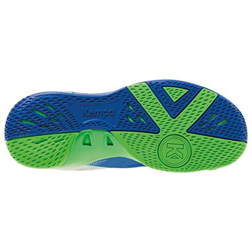 Kempa WING 2.0 Kids Indoor Sportshoe Handball 200856001 Blue / Green, shoe size:EUR 31