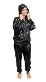 Sauna Suit with Hood Medium - Lose Weight Fast - Use While Running or During Workout - Get Slimmed and Toned Faster Than Ever - Great Sweat Suit For Help With Weight Loss and Fat Burning