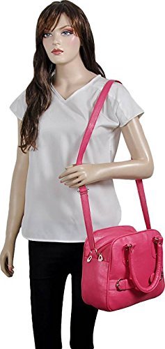 alice causual sholder bag with sling belt women"s girl"s handbag(evr17,pink)