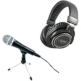 CAD U1 USB Dynamic Professional Podcast Studio Recording Microphone + CAD Audio MH320 Closed Back Studio Headphones Top Value Bundle!
