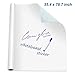 TOPtoper Extra Large Dry Erase Board 35.4 × 78.7 Inch Self-Adhesive Whiteboard Sticker Wall Decal Paper Whiteboard Surface for Kids, Office, Home and School (White, 35.4 × 78.7 Inch)