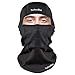 Ski Mask - Balaclava face Mask Wind Water Resistant for Cold Weather (Black-Basic)