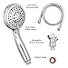 AHODGREAT Shower Head with Hose High Pressure 5 Spray Rain Handheld Shower head for Bathroom, Chrome Finish