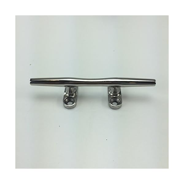 2-BRAND-NEW-316-STAINLESS-STEEL-4-HOLE-HERRESHOFF-6-MARINE-BOAT-DOCK-DECK-LINE-CLEATCLEATS