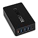 DUMVOIN USB Charger with Quick Charge 2.0 Port & 3 USB Ports, Type-c port for Samsung Galaxy S7/Edge, iPhone 7/Plus, iPad Pro/Air 2 & More